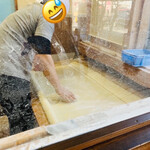 青竹手打ラーメン 日向屋 - ▪︎手打ち