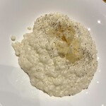 北海道イタリアン ミアボッカ - チーズのリゾット、濃厚でとても美味しかったです。