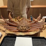 橦木町 しみず - 越前蟹は４人で２杯となかなかの贅沢っぷり♪