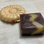 かわ瀬菓子舗 - 栗蒸し羊羹＆最中