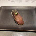 立食い鮨 鮨川 - 真鯵　富山　魚津