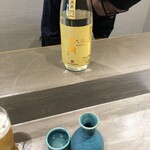 立食い鮨 鮨川 - 巻機　初しぼり無濾過生 新潟/半合