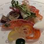 デフィ・ジョルジュマルソー - 綺麗な彩りと、様々な食感。