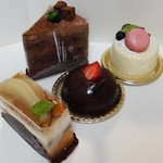 シエル クレール - 購入した4種のケーキ