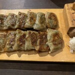 和食 縁 蕎麦切り - シソ餃子とユズ餃子