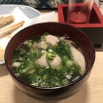 酒肴 味 - いわしのつみれ汁
