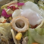 海花亭 - おばまちゃんぽん温泉玉子入り