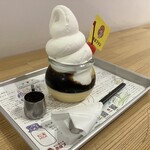 南国プリン - シメの珈琲プリンソフト