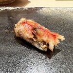 くろ﨑 - 車海老の頭(炙り)