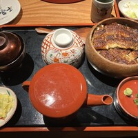 炭焼 うな富士 有楽町店 - 上ひつまぶし全体写真