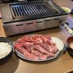 焼肉 えむかん - えむかん定食　玉ねぎ甘い！
