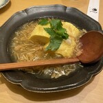 すしと酒 箔 - 自家製出汁のだし巻きなめ茸鬼おろしあんかけ