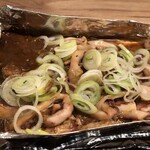 鳥やき串英 - 烏賊のワタ焼き