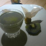 OSTERIA AL CORALLO - ミルキーなパンナコッタに贅沢なピスタチオペーストの風味が抜群