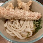 おにやんま 御茶ノ水店 - とり天ちくわ天ぶっかけ