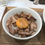 RAMEN TSUKEMEN YAMATO - 卵黄乗せ焼豚飯