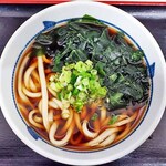 長生うどん - わかめうどん