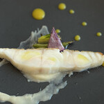 Ristorante Crocifisso - クエのソテー　トビナンプールと金柑のソース