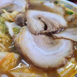 天理スタミナラーメン - チャーシューのアップ
