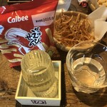 麹町いづみや しろ - カルビーかっぱえびせん ・甲子　秋あがり　純米吟醸