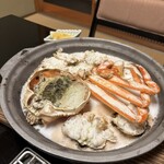まるさん屋 福井片町 - コースの追加で焼き蟹