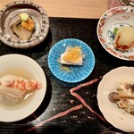 炭火割烹 いふき - 先付5種