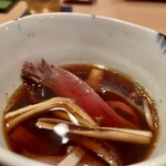炭火割烹 いふき - 鴨ネギ汁のお蕎麦！