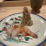 鮨桂太 - シマエビと香箱蟹