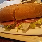 ドトール コーヒー ショップ - 料理写真:ミラノサンドA カットしてもらいました