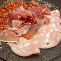 イタリア料理 Tavola D’oro 大阪高島屋店 - コースの生ハム盛り合わせ