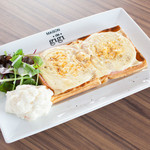 Mezondo jiji - Brussels Waffle~ブリュッセルワッフル~クロックムッシュ風 Croque-Monsieur Waffle