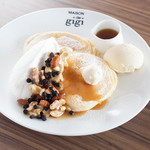 Mezondo jiji - Ricotta Cheese Pancake~リコッタチーズパンケーキ~キャラメルクッキー&ナッツ Caramel cookie & Nut Pancake