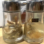 煮干しのビリー - 椎茸煮干し酢　貝柱煮干し酢