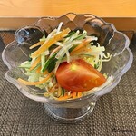 鮨 京花 - 野菜サラダ