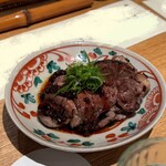 洋食堂 すずき - 炙りしし肉の山椒醤油かけ