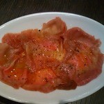 アロッサ - ダチョウのカルパッチョ