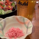 八乃屋 - 生ビールとお通し