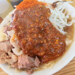 にかいや - ぶた入りオロチョンラーメン＋トッピング全部