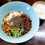 麺や一芯 - 20241230汁なし担々麺ごま＆ごはん小