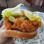 ケンタッキーフライドチキン - 辛口チキンフィレバーガー