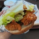 ケンタッキーフライドチキン - 料理写真:辛口チキンフィレバーガー