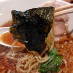 麺家 たけ田 - 海苔巻いて麺！