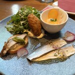 ニュー貝殻荘 - 前菜盛り合わせ