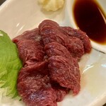 東都庵 - 馬刺し