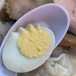 中華そば ひかり - 飾り切り茹で玉子