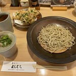 蕎麦切り よしむら - 季節のかきあげそばをざるで