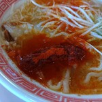 幸楽苑 - 唐辛子投入