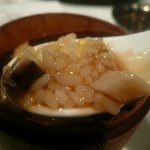 老香港酒家京都 - 干し鮑のあんかけチャーハン竹筒詰め