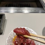 銀座焼肉 Salon de AgingBeef - 卵黄ユッケ