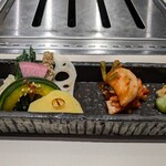 銀座焼肉 Salon de AgingBeef - 前菜　キムチ&ナムル盛り合わせ